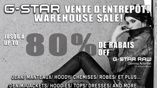 Vente g clearance star