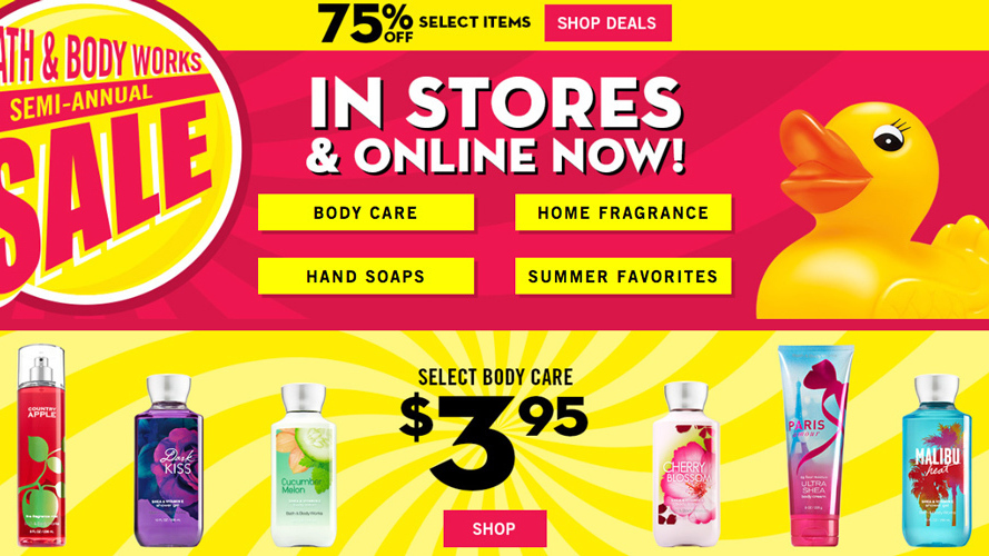 Bath and body works canada sale new arrivals