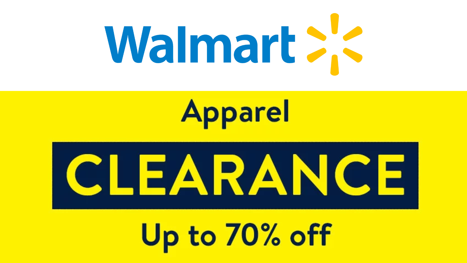 Walmart Apparel Up to 70 Off allsales.ca