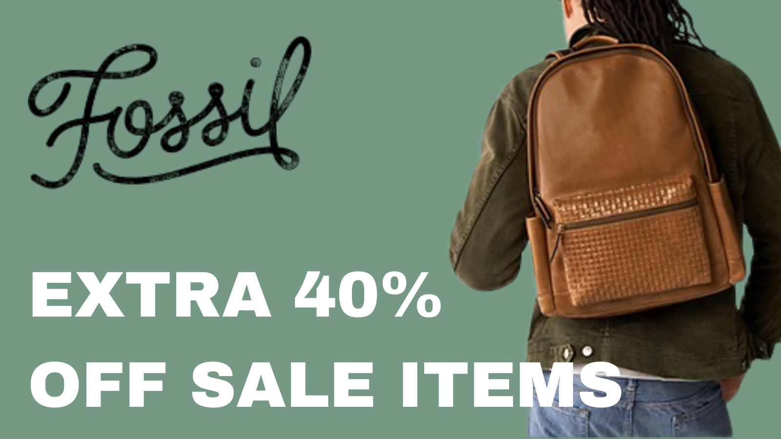 Fossil 40 off discount sale