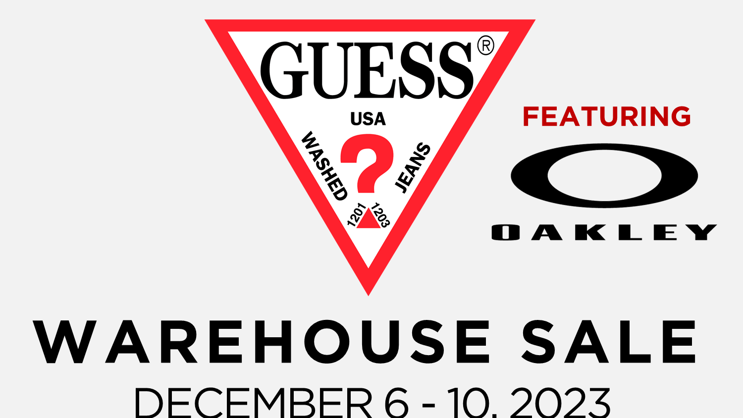 Guess warehouse clearance sale