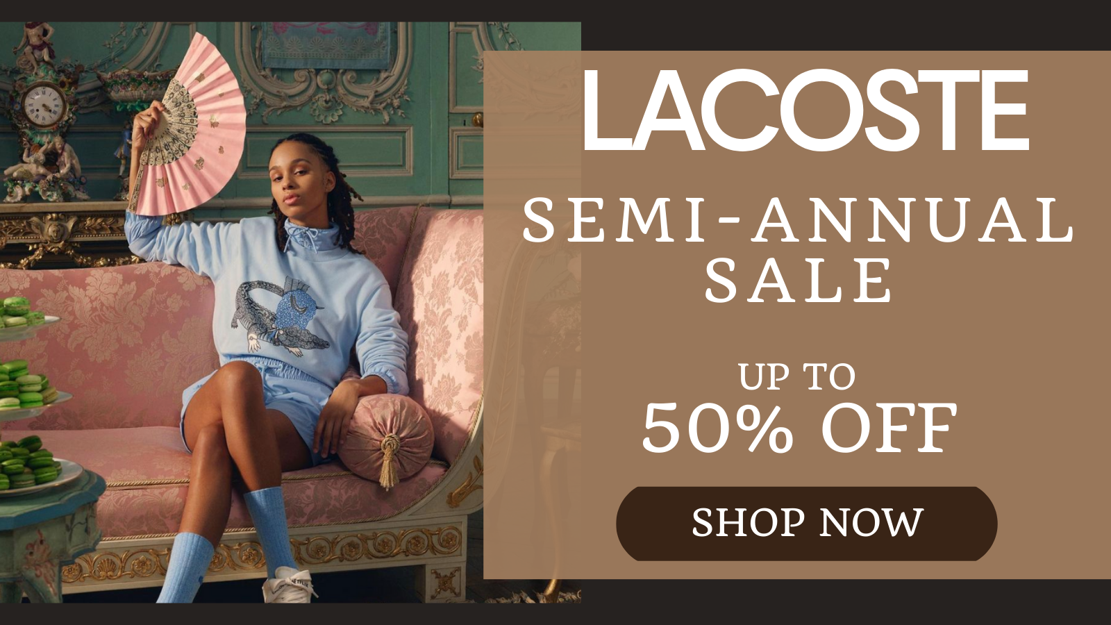 LACOSTE Semi Annual Sale Up to 50 off allsales