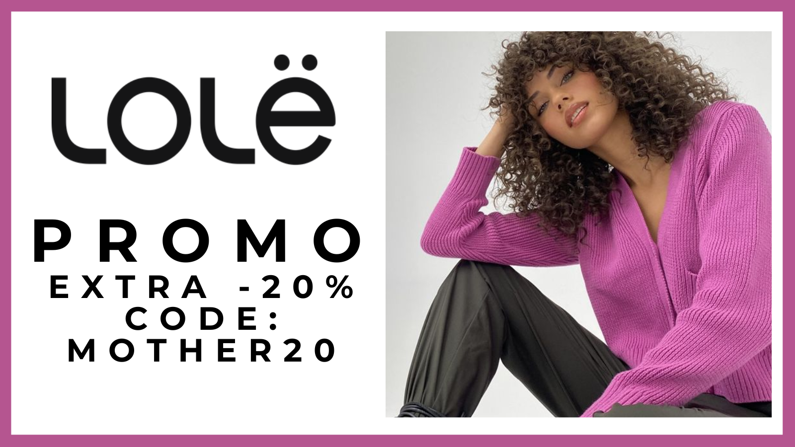 Lolë Promo Fête des Mères lesventes.ca