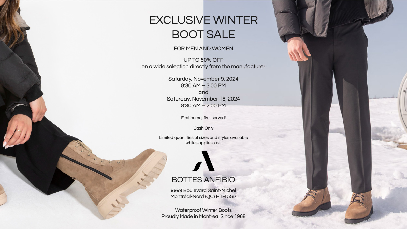 Winter boot sale near me sales