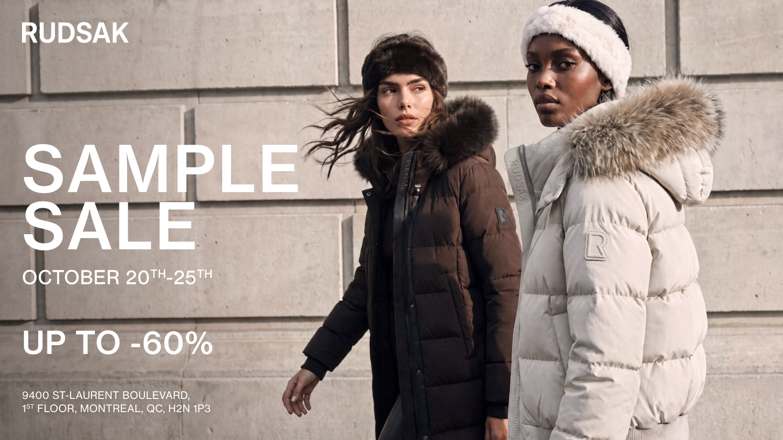 RUDSAK 2026 Fall Sample Sale | allsales.ca