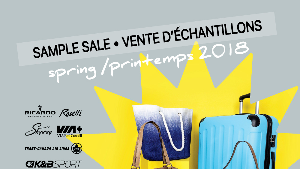 Handbags and Luggage Sample Sale allsales.ca