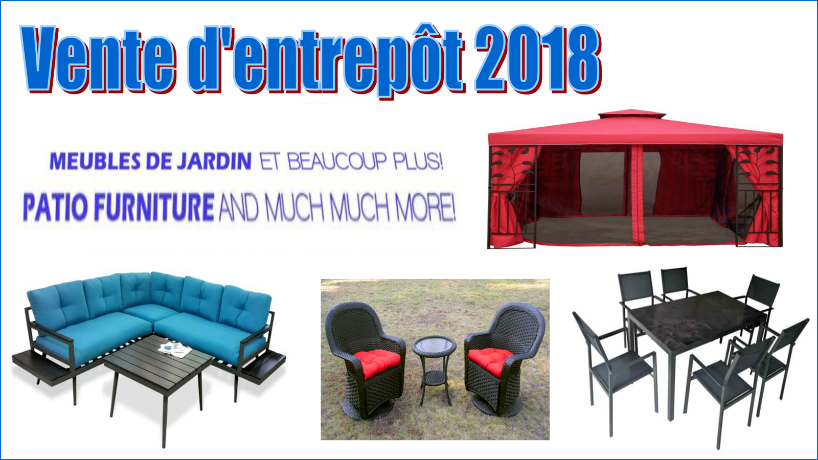 Patio & outdoor furniture warehouse sale allsales.ca